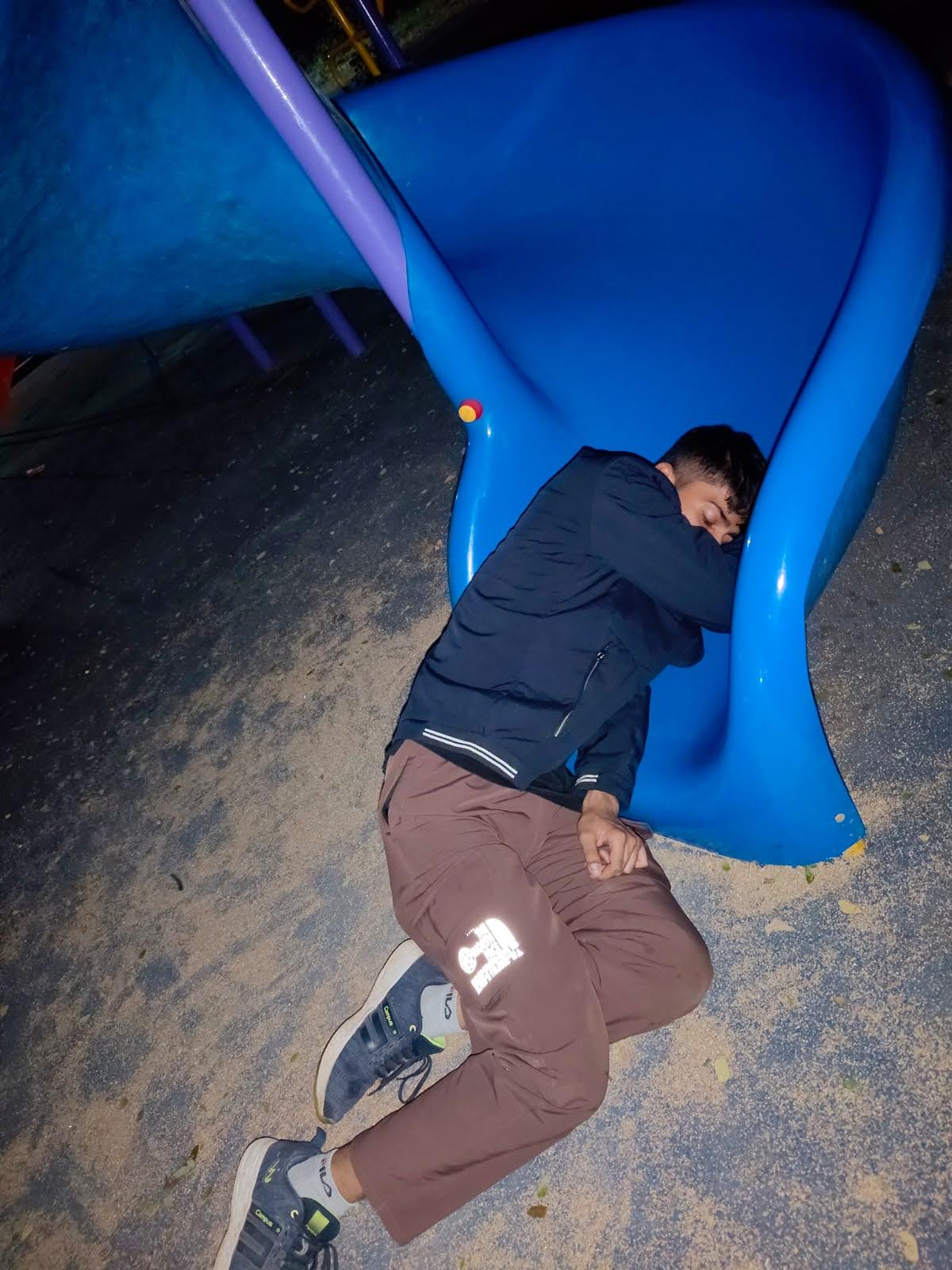 Don't drink and slide